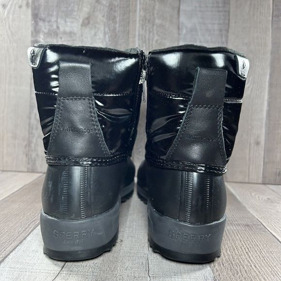 Sperry Women's Maritime Repel Snow Boots Thinsulate Waterproof Black Size 9 - Picture 11 of 16